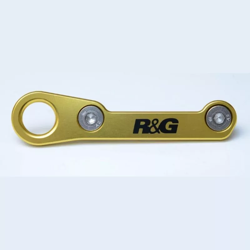 R&G Racing Transporthaken Paar "Gold" Yamaha YZF-R25 / YZF-R3 2014-
