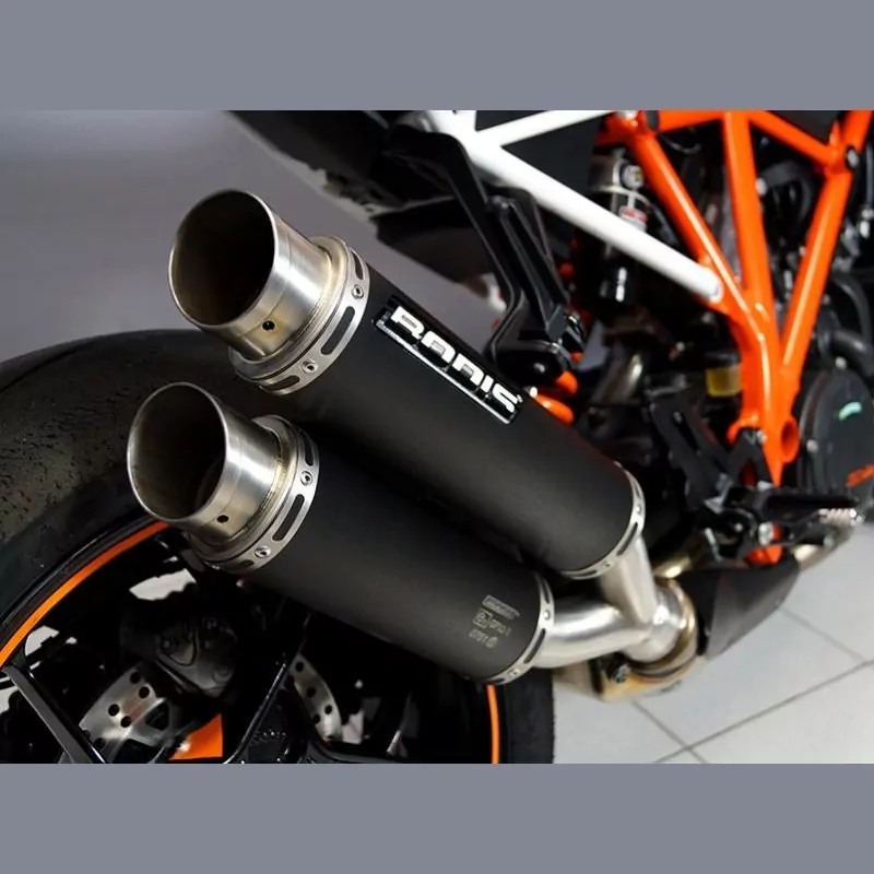 Bodis GPX 2 S schwarz Endschalldämpfer KTM Super Duke 1290 R 2014-2016