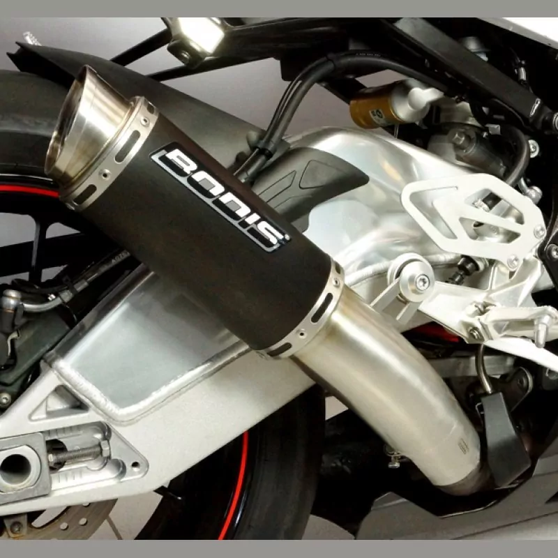 Bodis M-GP Auspuff Edelstahl BLACK Endschalldämpfer BMW S 1000 RR 2015-2016