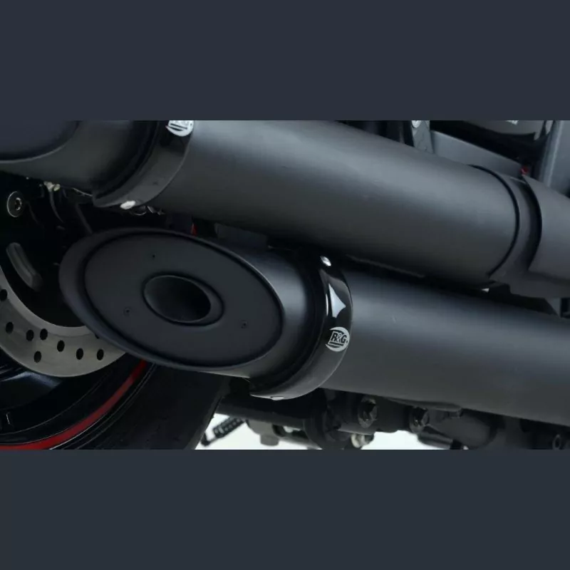 R&G Auspuff Protektor Kawasaki Vulcan VN 900 Custom 2007- / Triumph Bonneville Bobber