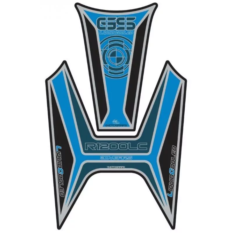 BMW R 1200 GS LC Motografix 3D Gel Tank Pad Protector TB017BK