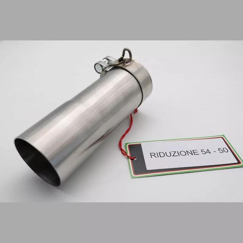 GPR Auspuff Cafè Racer Accessorio - Tubo Adattatore 54 > 50 Verbindungsrohr Adaptor From Diam 54 To Diam 50 Accessorio - Accessory Acc