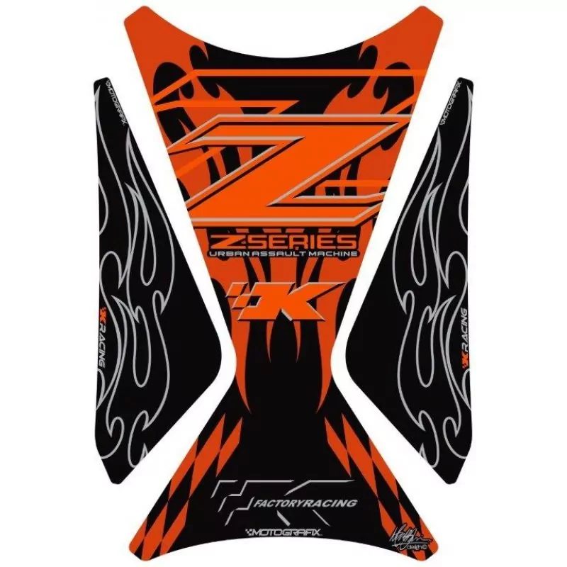 Motografix Kawasaki Z 750 / Z 800 / Z 1000 3D Gel Tank Pad Protector TK021OF