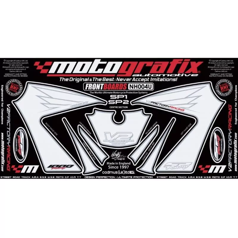 Motografix Steinschlagschutz vorn Honda VTR 1000 SP1 / SP2 NH004U