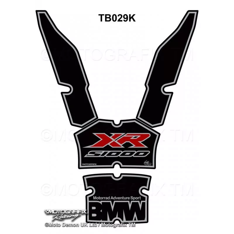Motografix BMW S 1000 XR Motografix 3D Gel Tank Pad Protector TB029K