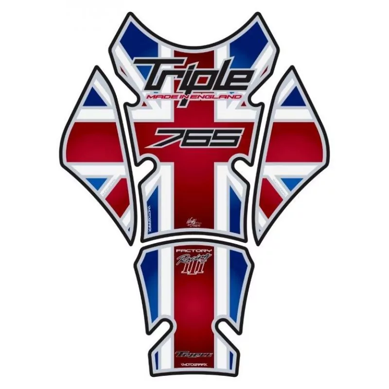 Motografix Triumph Street Triple 765 3D Gel Tank Pad Protector TT032UJ
