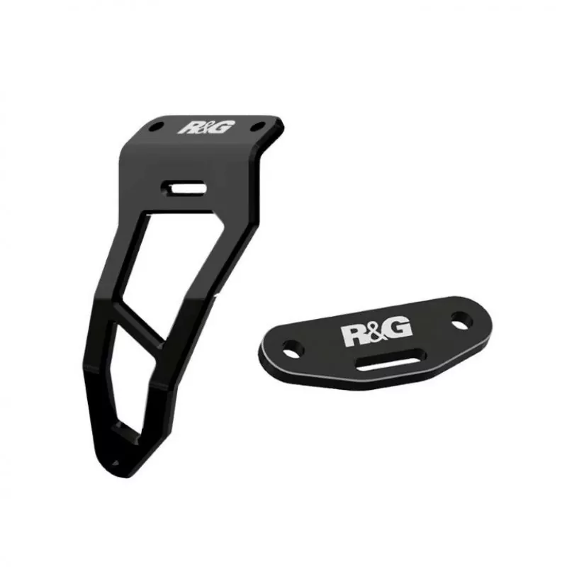R&G Auspuffhalter SET BLACK CF Moto 450 MT 2024-