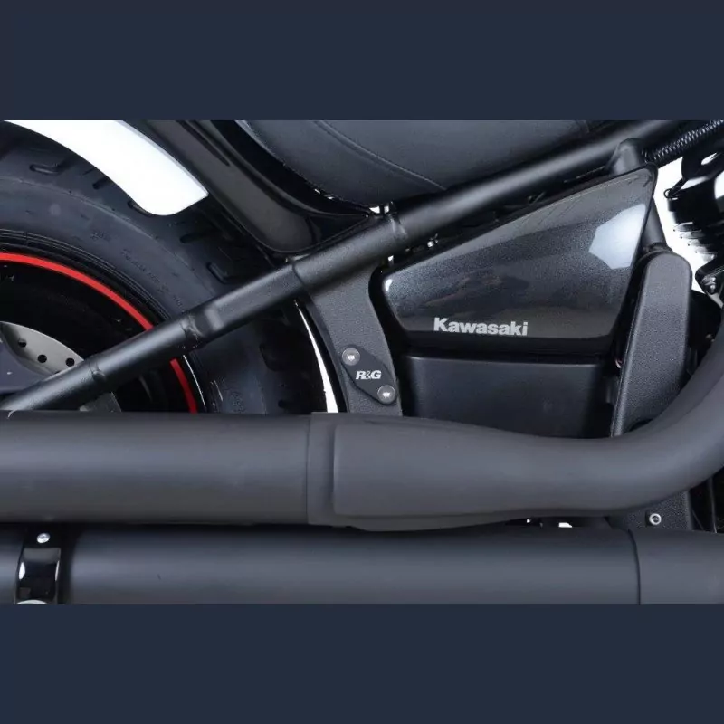 R&G hintere Fußrastenabdeckung Set Kawasaki Vulcan VN 900 Custom '07-