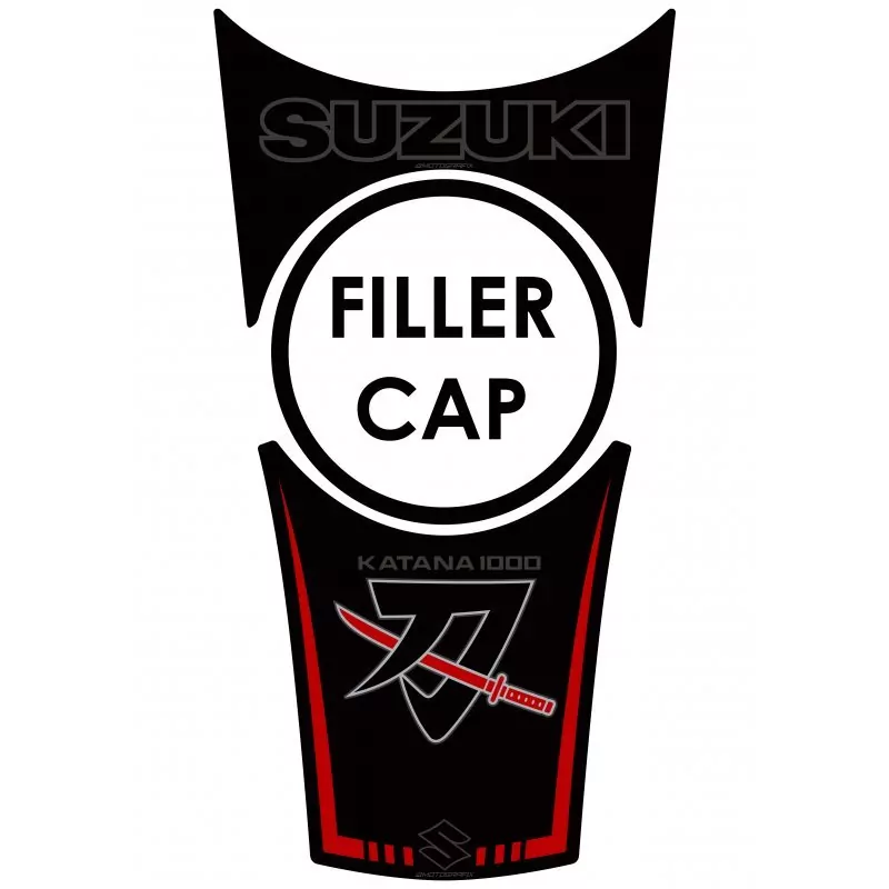 Suzuki 2018 - 2021 KATANA 1000 3D Gel Motografix Tank Pad Protector TS036KR