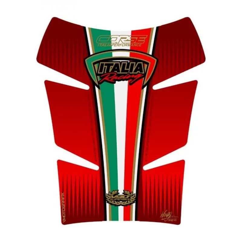 Ducati Corse V90° Motografix 3D Gel Tank Pad Protector TD008R