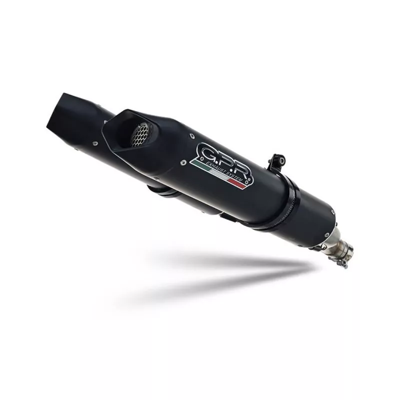 Aprilia Dorsoduro 900 2017-2020, Furore Evo4 Nero, Dual Homologated legal slip-on exhaust including removable db killers and lin