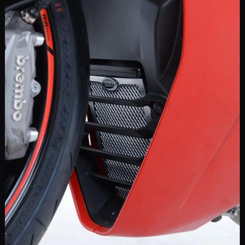 R&G Racing Kühlergitter Schutz Ölkühler Ducati SuperSport 2017-