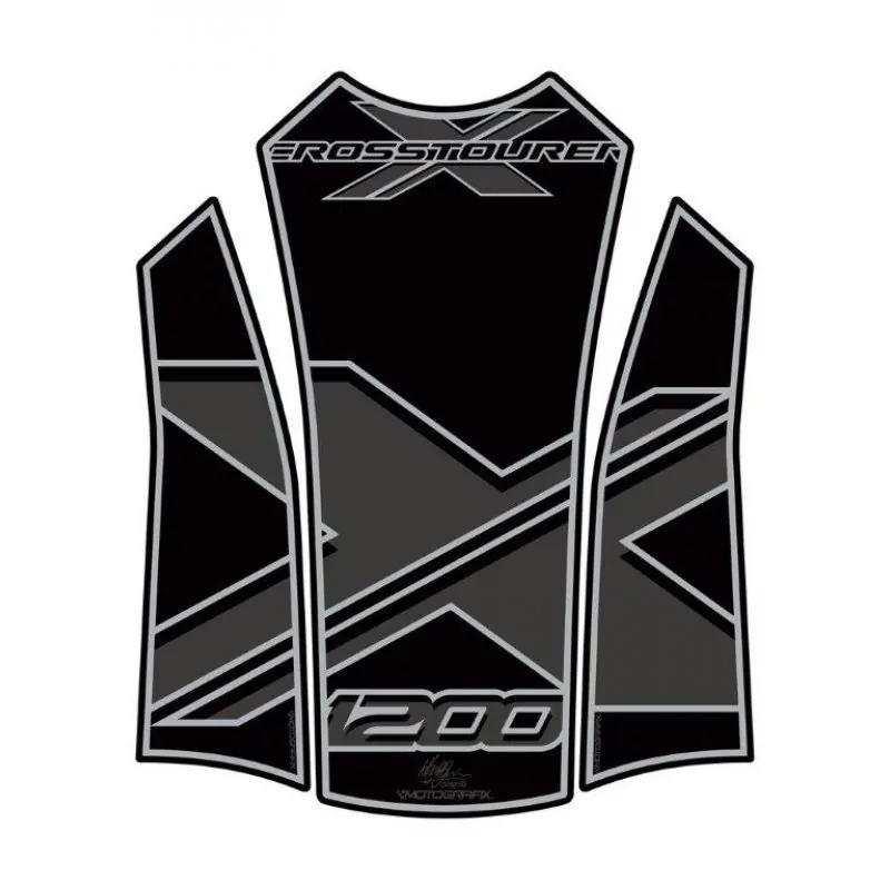 Honda VFR 1200 Crosstourer Motografix 3D Gel Tank Pad Protector TH021K