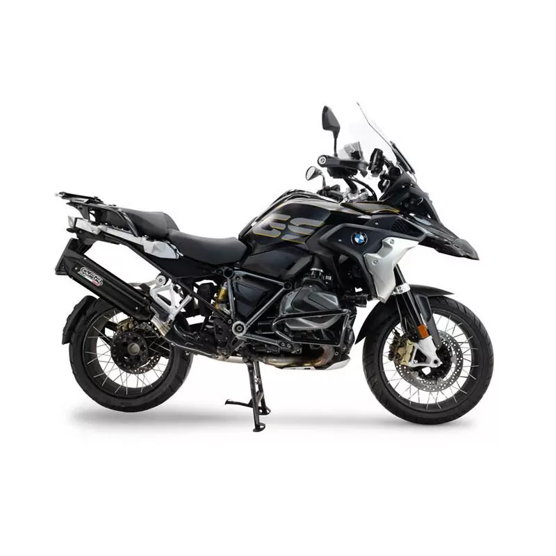 GPR Exhaust für Bmw R 1250 Gs -Adventure 2021-2024, Furore-X Titanio Nero, Homologated legal slip-on exhaust including removable