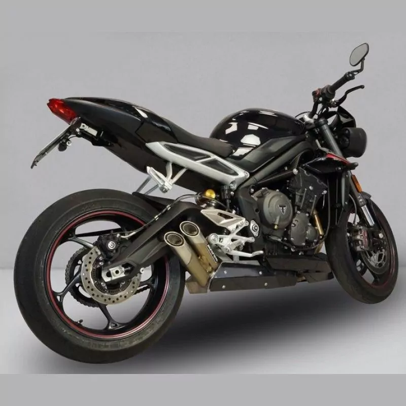 Bodis Duobolico Endschalldämpfer Triumph Street Triple 765 2017-2019