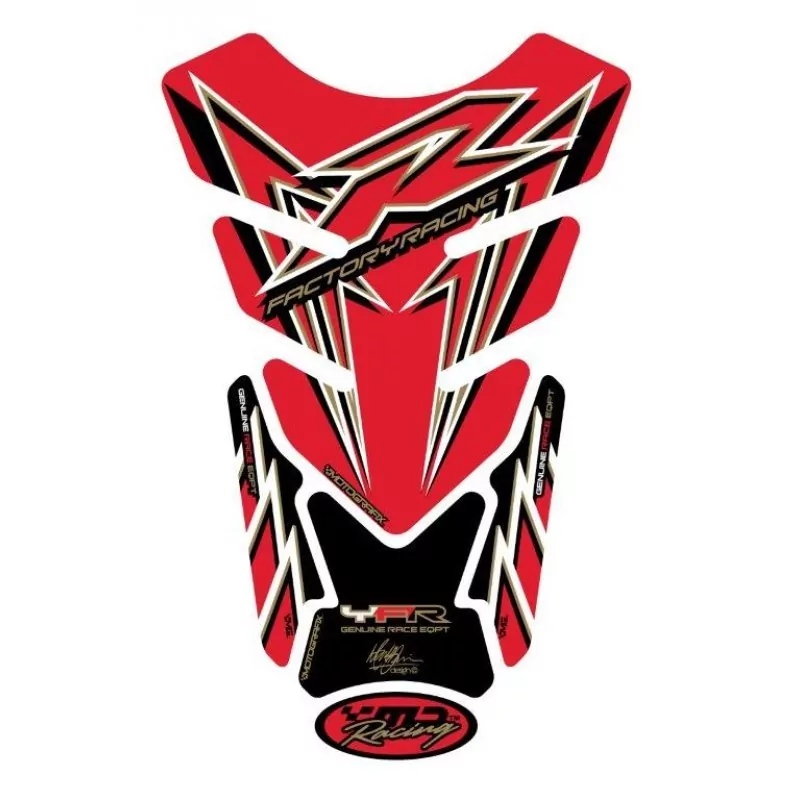 Motografix Yamaha YZF R6 / R1 / R25 / R3 3D Gel Tank Pad Protector TY010RA