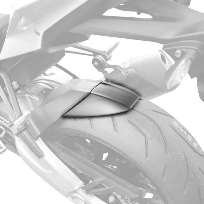 Pyramid Hinterradabdeckung Verlängerung Schwarz Matt BMW S 1000 R 2014-2020 / S 1000 RR 2009-2018