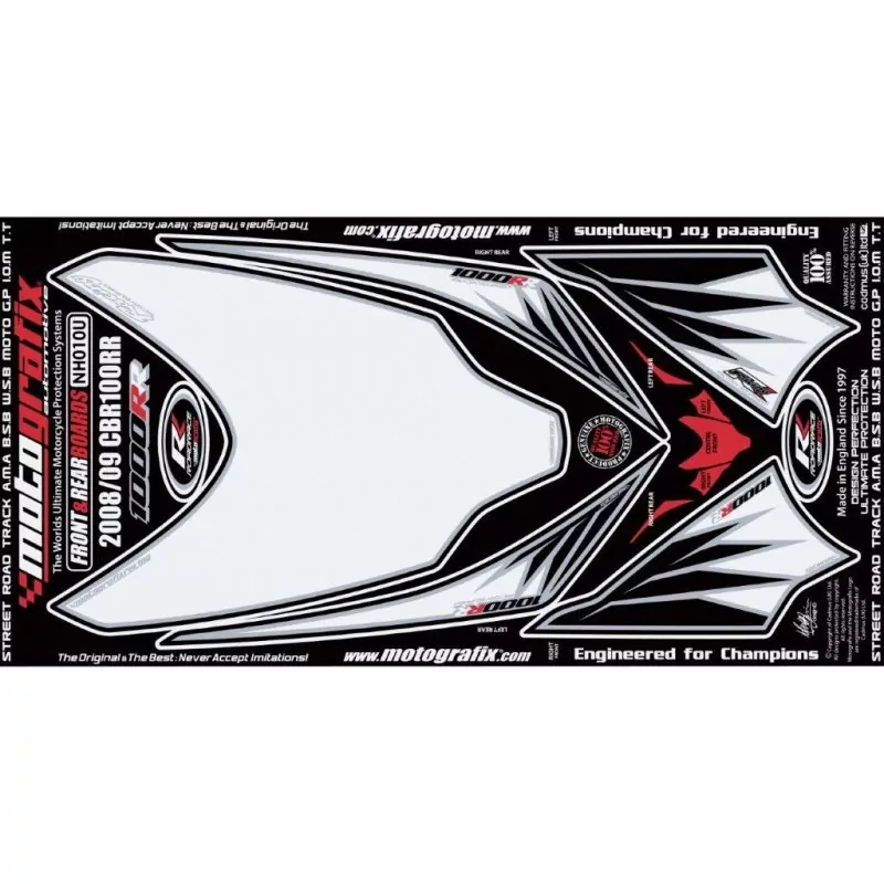 Motografix Steinschlagschutz Set Honda CBR 1000 RR 2008-2011 NH010U