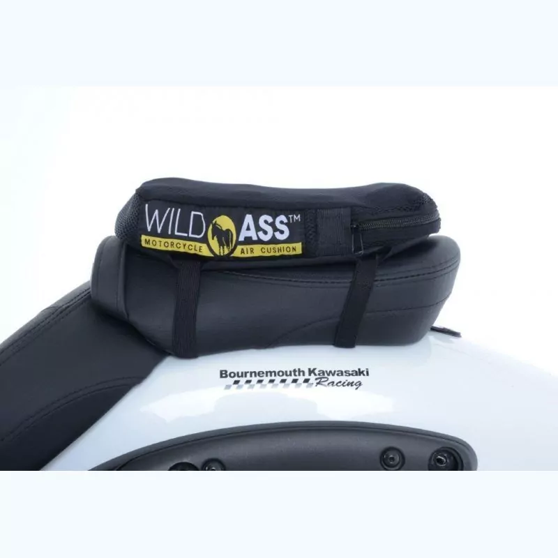 WILD ASS Comfort Touring Sitzkissen Sozius Lite / Air Gel / Classic Neoprene 22cm x 29cm x 5cm