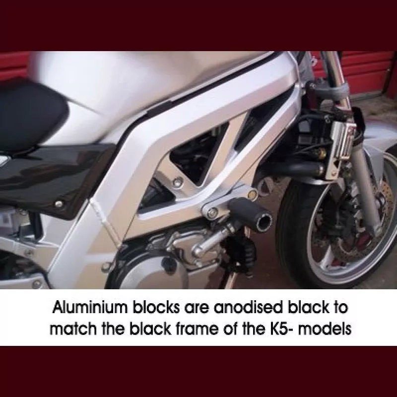 R&G Racing Sturzpads "No Cut" Suzuki SV 650 2005-2010 unverkleidet