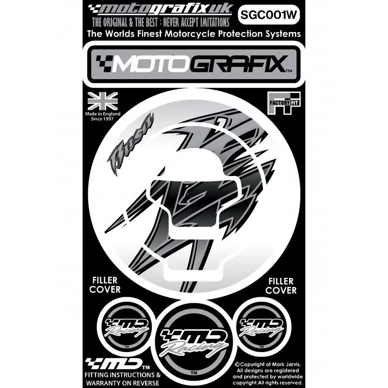 Motografix Tankdeckel Protektor Kawasaki Z Modelle SGC001W