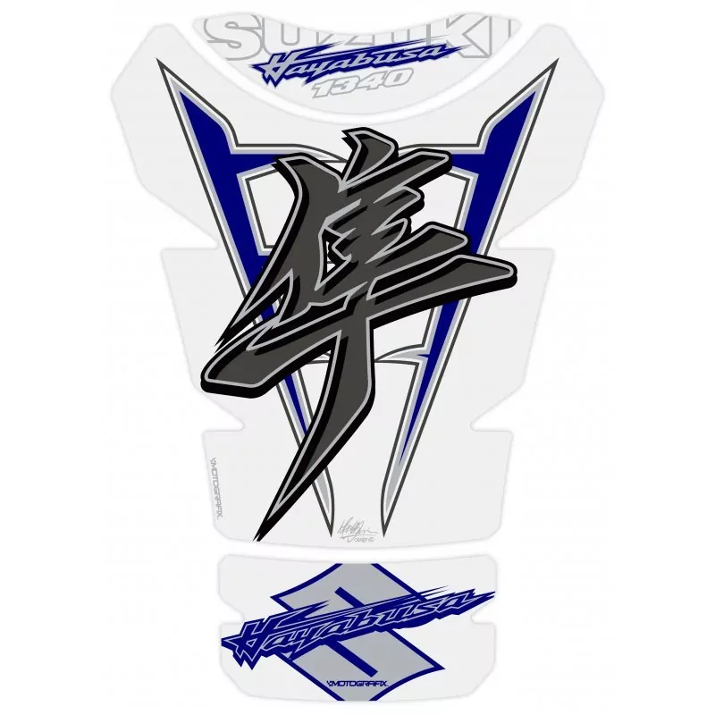 Suzuki GSX-R HAYABUSA 1340 3D Gel Motografix Tank Pad Protector TS037WN