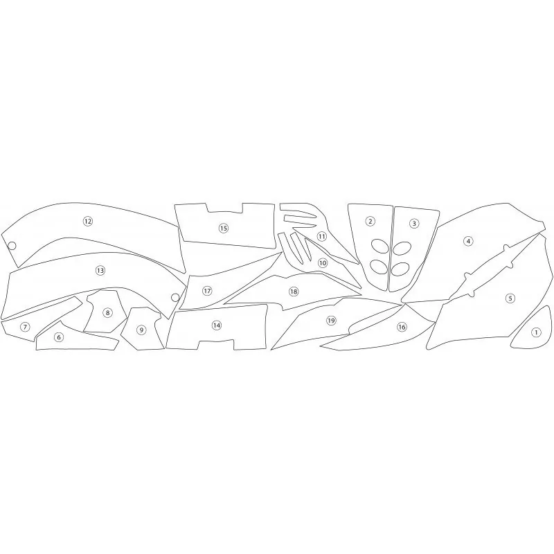 R&G Steinschlagschutz Second Skin für Ducati Panigale 959