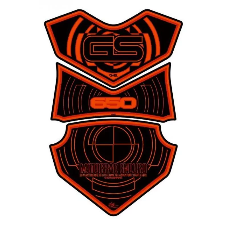 BMW GS 650 Motografix 3D Gel Tank Pad Protector TB012KO