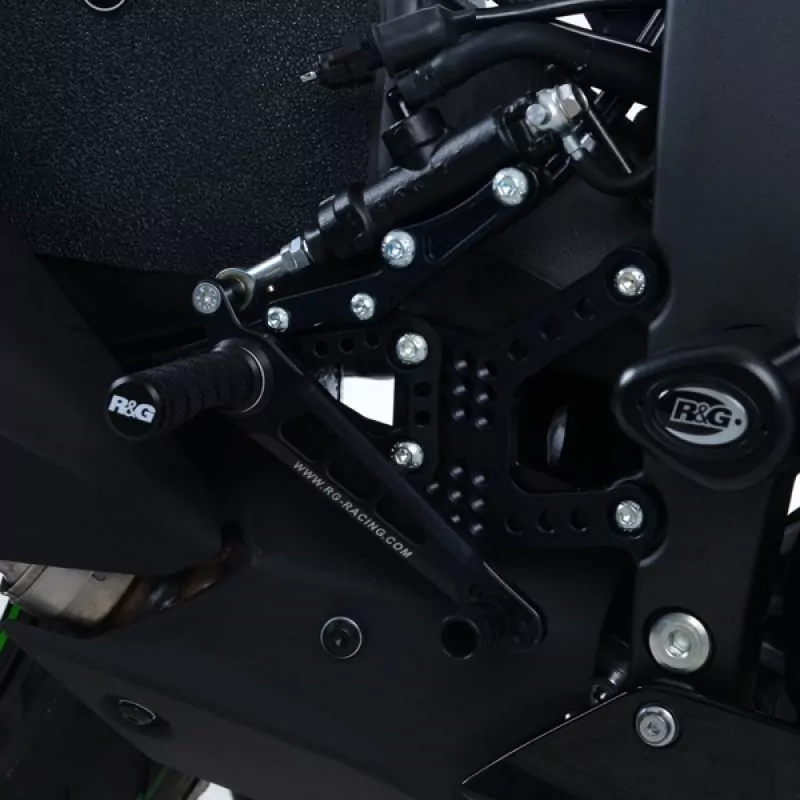 NEW R&G Racing Fußrastenanlage Kawasaki ZX-6 R 636 2019-