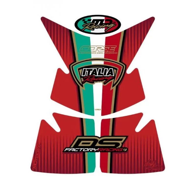 Ducati Multistrada DS Corse Motografix 3D Gel Tank Pad Protector TD012R