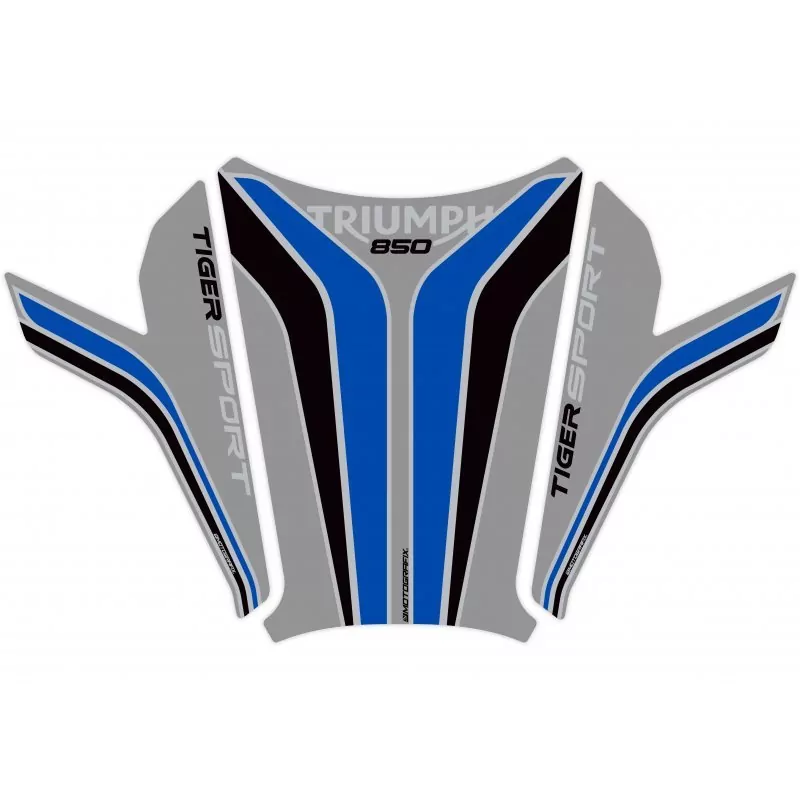 Triumph 2021 TIGER 850 SPORT 3D Gel Motografix Tank Pad Protector TT047SB