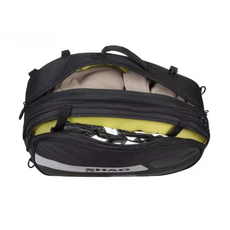 SHAD SL58 Großes PAAR Motorrad Seitentaschen / Koffer mit Reflektor