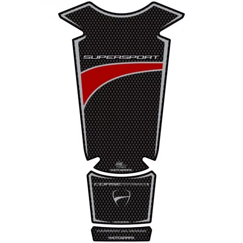 Ducati Supersport 2017- Motografix 3D Gel Tank Pad Protector TD026CR