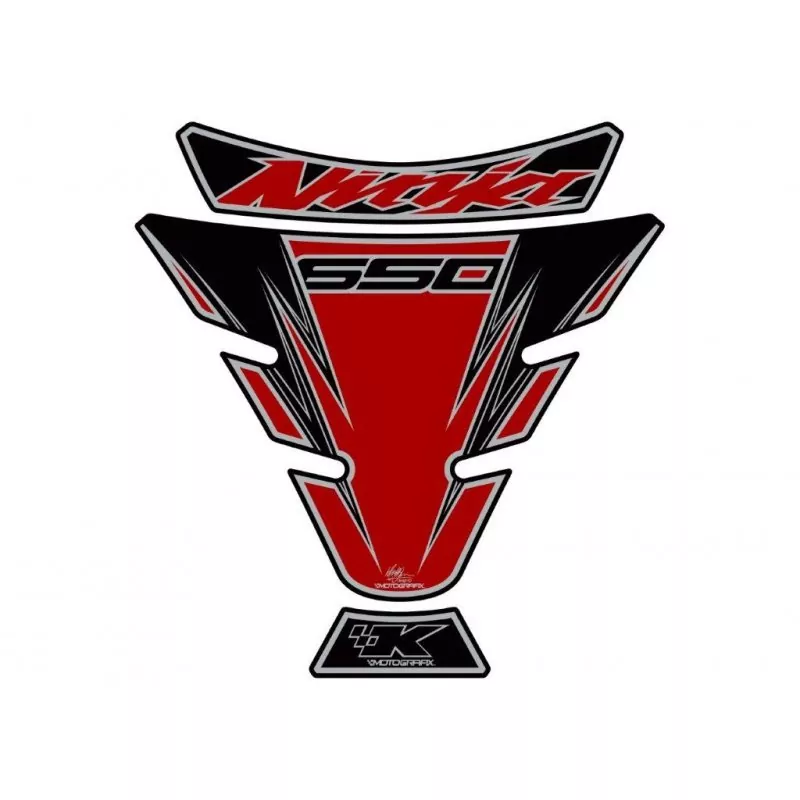 Motografix Kawasaki Ninja 650 Rot 3D Gel Tank Pad Protector TK018R