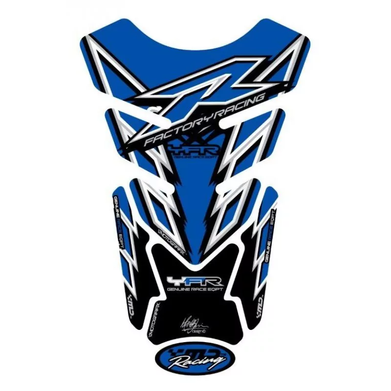 Motografix Yamaha YZF R6 / R1 / R25 / R3 3D Gel Tank Pad Protector TY012BS