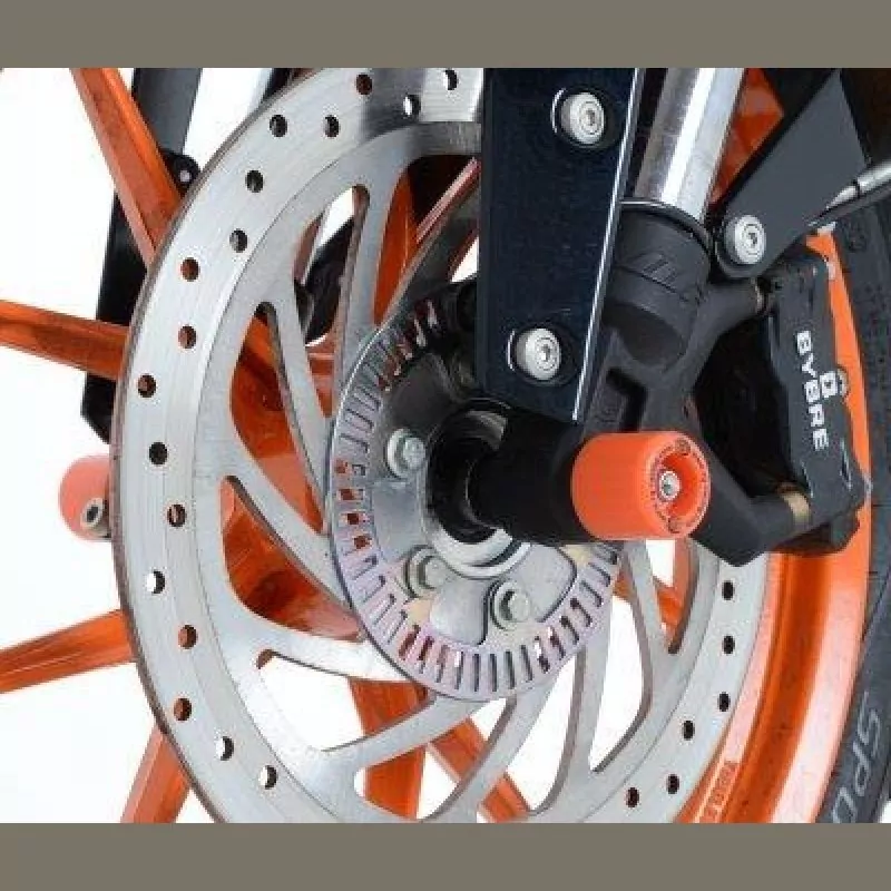 R&G Racing Gabel Protektoren Orange KTM RC 125 / 200 2014- / RC 390 2014-2021