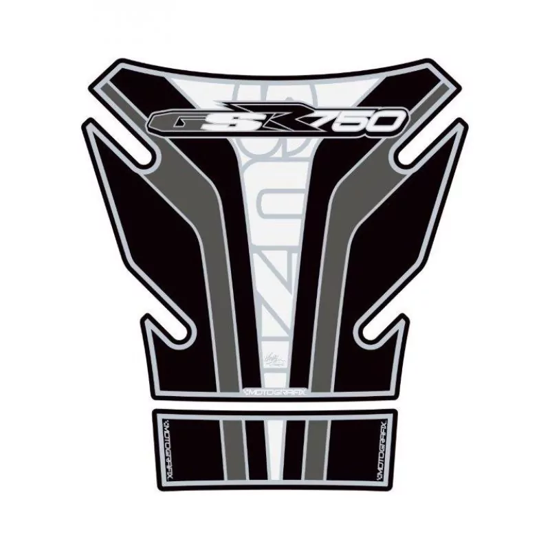 Motografix Suzuki GSR 750 3D Gel Tank Pad Protector TS027KW