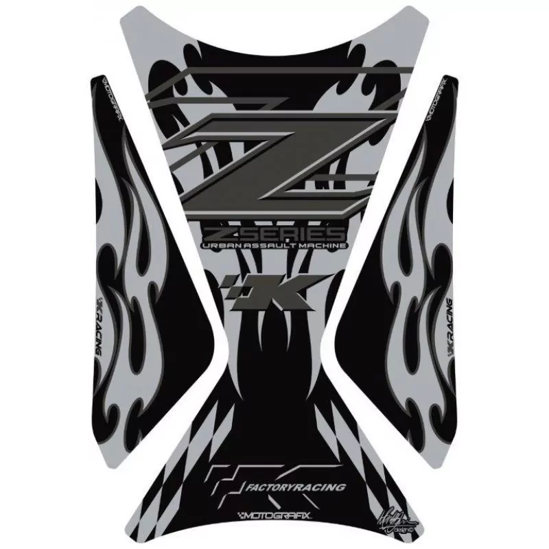 Motografix Kawasaki Z 750 / Z 800 / Z 1000 3D Gel Tank Pad Protector TK021KSF