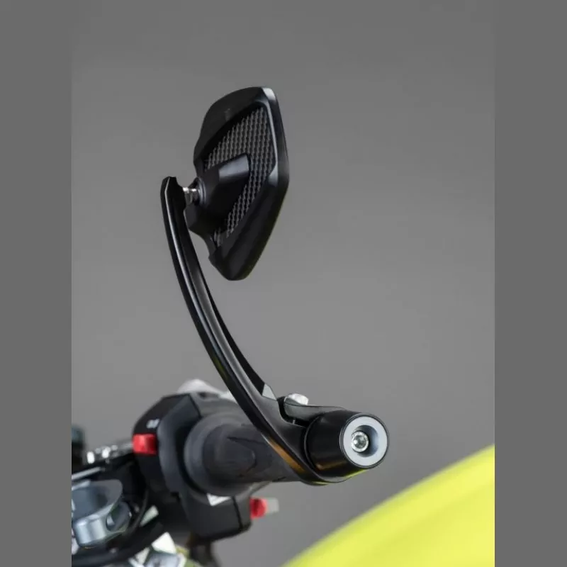 Lightech Aluminium Lenkerenden Spiegel Paar Carbon