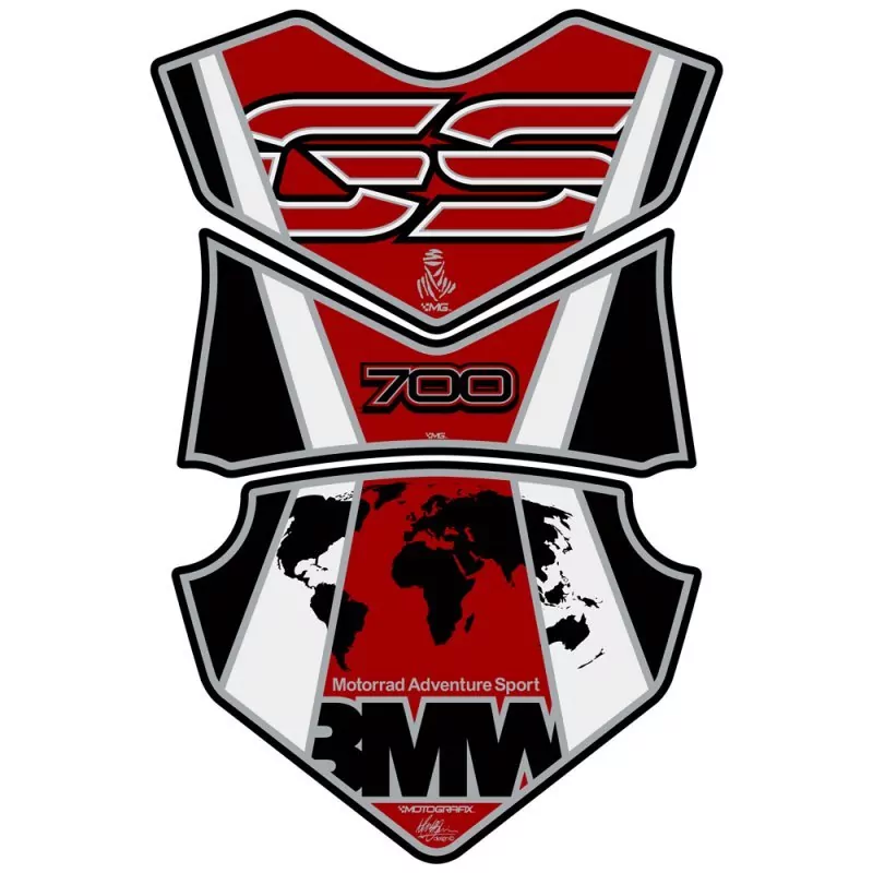 BMW F 700 GS 2013- Motografix 3D Gel Tank Pad Protector TB024R
