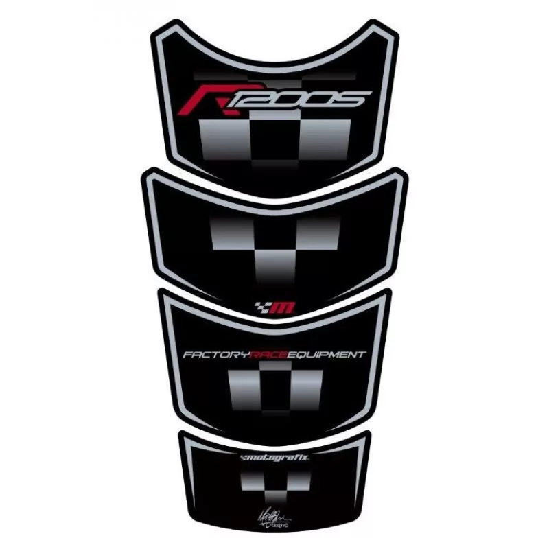 BMW R 1200 S 2006- Motografix 3D Gel Tank Pad Protector TB004KS