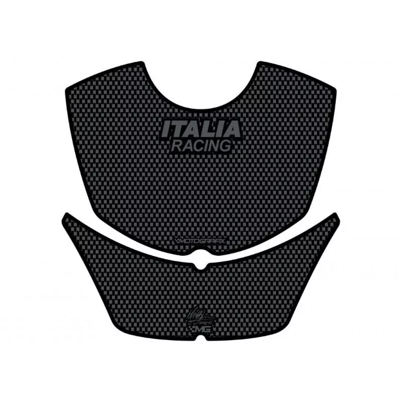 Ducati Corse V90° Motografix 3D Gel Carbon Tank Pad Protector TD009CC