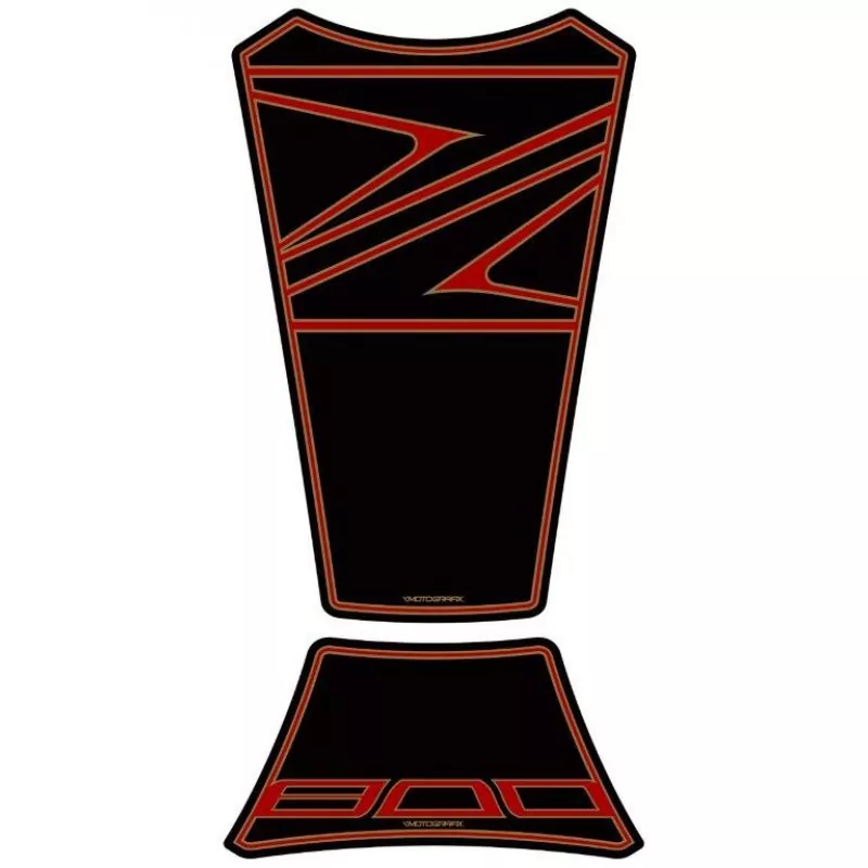Motografix Kawasaki Z 800 3D Gel Tank Pad Protector TK019KRA
