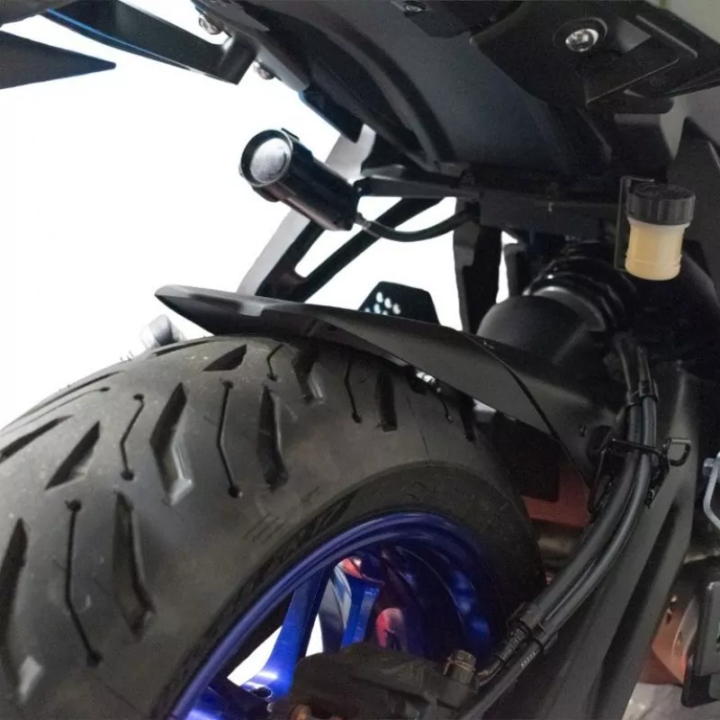 Pyramid Hinterradabdeckung Verlängerung Schwarz Matt Yamaha Tracer 7|GT 2025-