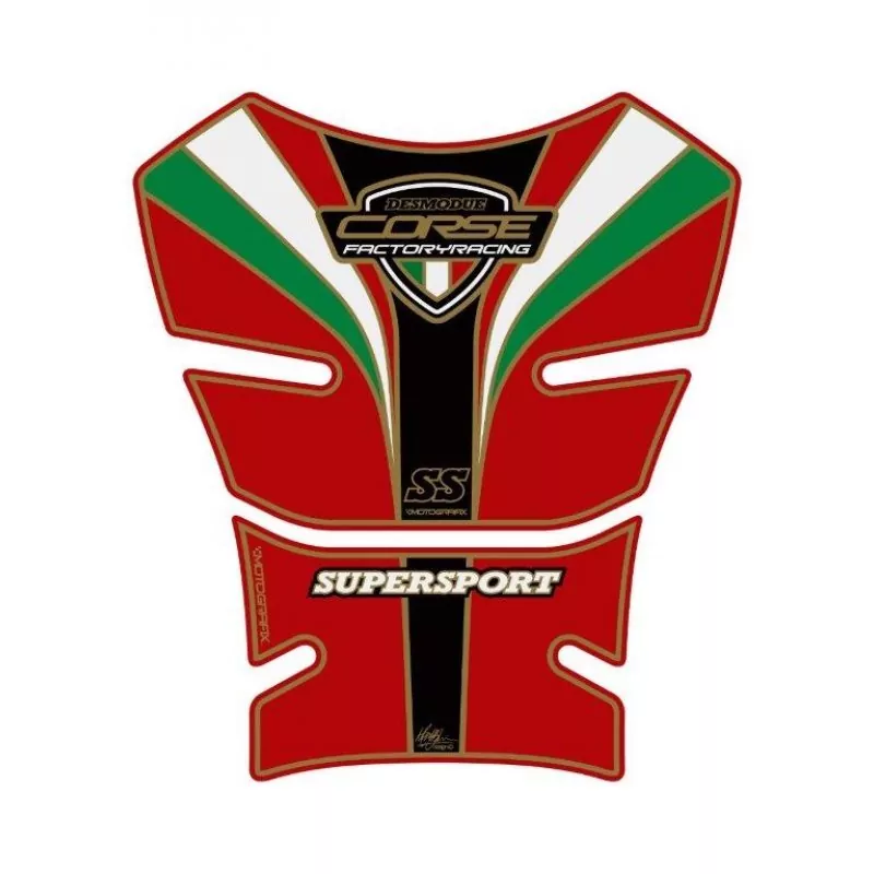 Ducati SS Supersport 3D Gel Tank Pad Protector Motografix TD023RT