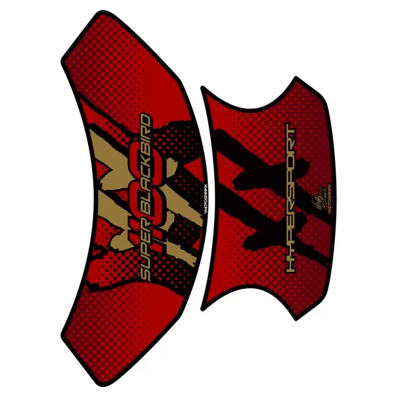 Honda CBR 1100 XX Blackbird Motografix 3D Gel Tank Pad Protector TH020RA