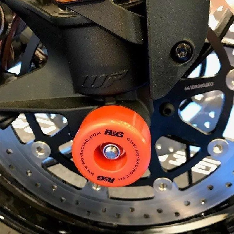 R&G Gabel Protektoren KTM 990 Super Duke / KTM 790 Duke 2018- / Duke 890 R 2020- / CF Moto 800 NK