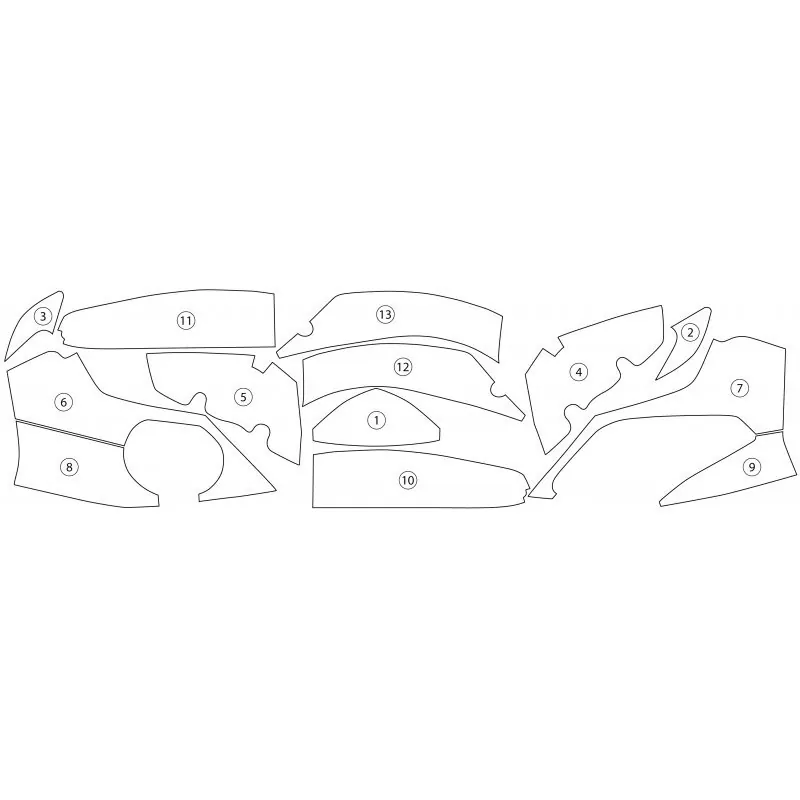 R&G Steinschlagschutz Second Skin für BMW S 1000 RR / HP4 2009-2014