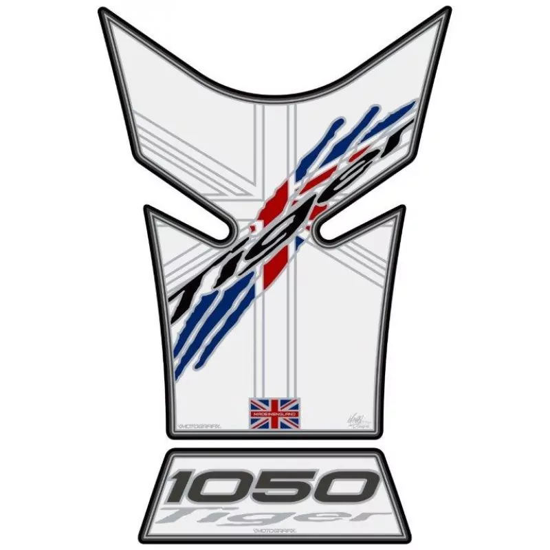 Motografix Triumph Tiger 1050 3D Gel Tank Pad Protector TT030W