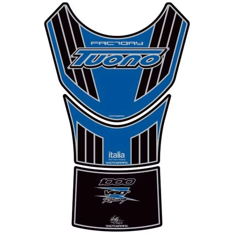 Aprilia Tuono 1000 V60° Motorcycle Tank Pad Motografix 3D Gel Protector TA022BK